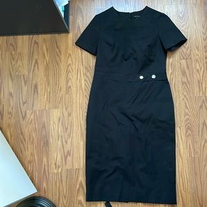 Black banana republic work dress